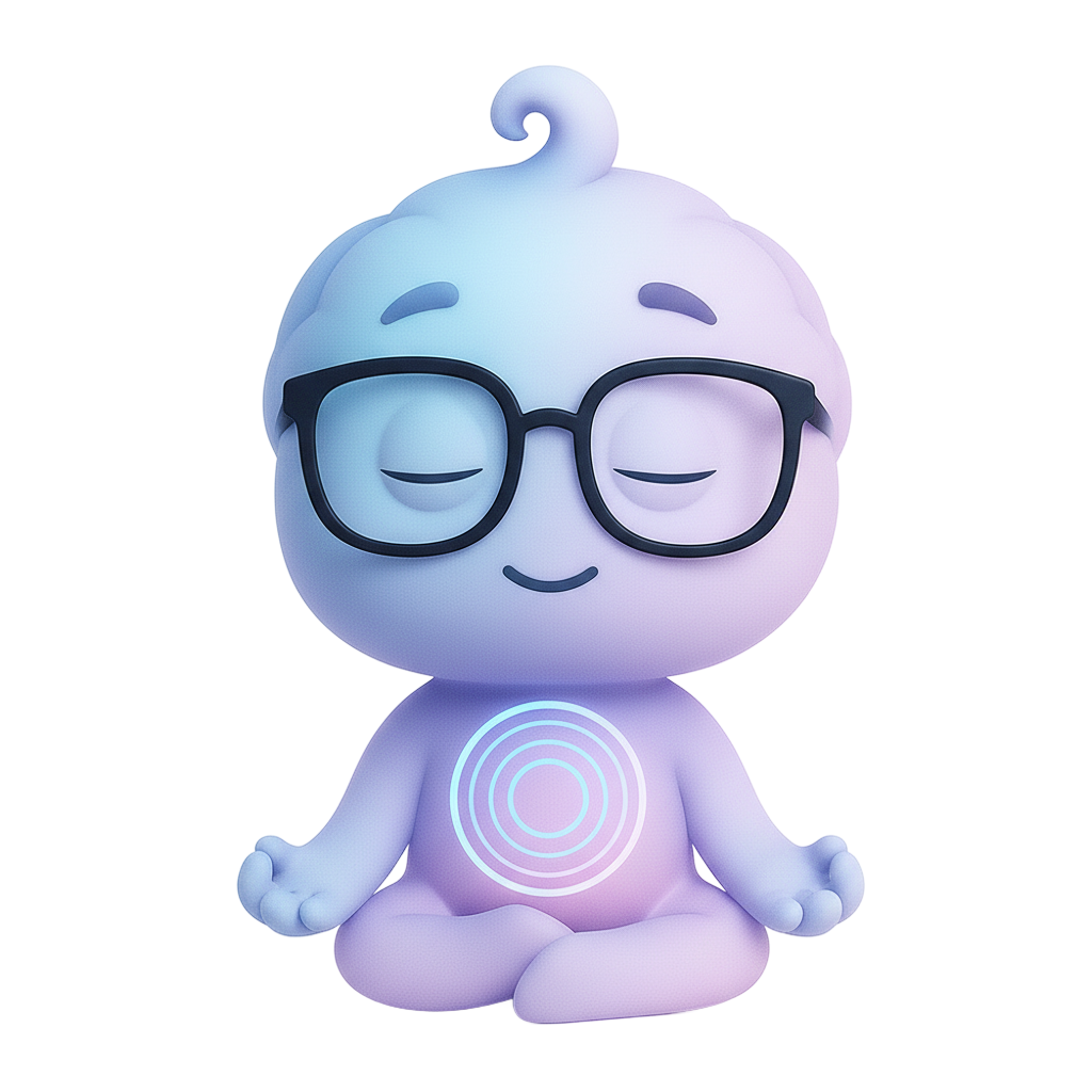 Thinky meditating
